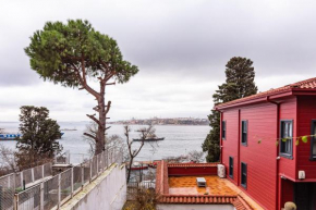 Bright Duplex Apartment near Bosphorus Coast with Exceptional View in Salacak, Uskudar